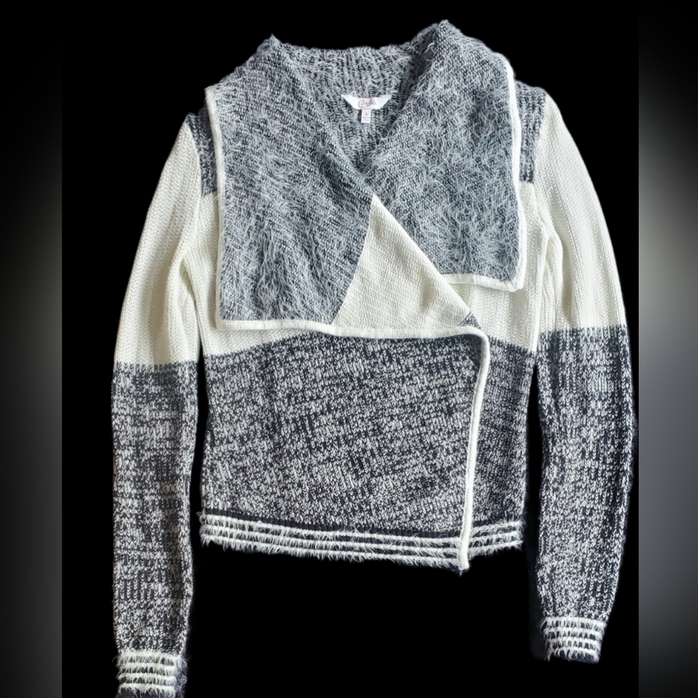 Candies Women's Size Sm open front Cardigan Sweater